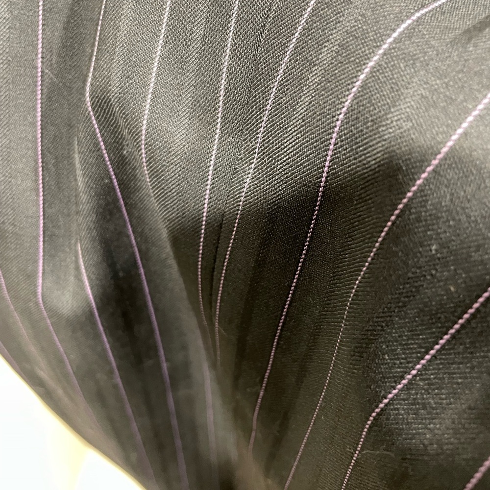 Ann Taylor size 10 black dress pants with stripe - Picture 4 of 7